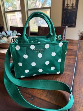 Kate Spade the little better Sam sunshine dot mini tote-New without tag!